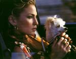 Adriana and her dog